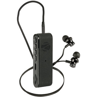 Zebronics Faith Portable Bluetooth Headset With Mic Black