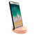JaamsoRoyals Oval Design Wooden Mobile Stand / Holder For Smartphone (Pink)