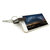 Keychain with earphone and with Mobile Phone Stand / Holder For Smartphone (Dark Brown)