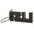 Keychain with earphone and with Mobile Phone Stand / Holder For Smartphone (Dark Brown)