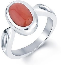 Certified And Natural 7.25 Ratti  Moonga Adjustable Ring With Coral Astrological Gemstone For Men And Women By CEYLONMINE