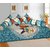 Premium furnishing jaipuri print dholmaro diwan set  with single bedsheet,2 bolster cover, 3 cushion cover(LXW) (60X90).