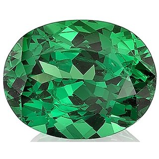                       GURPREET GEMS Emerald Stone 7.00 Ratti Natural Certified Quality A1 Loose Precious Panna Gemstone                                              