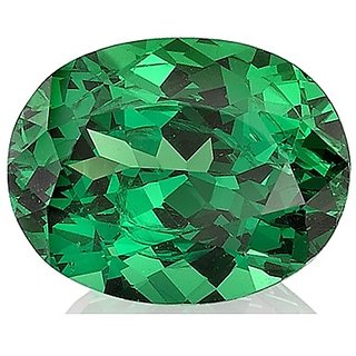                       GURPREET GEMS Emerald Stone 9.25 Ratti Natural Certified Quality A1 Loose Precious Panna Gemstone                                              