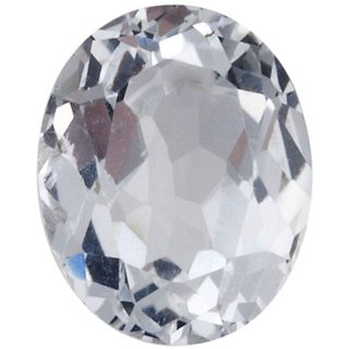                       GURPREET GEMS White Sapphire / Safed Pukhraj Lab Certified , 8.25 Ratti 100  ORIGINAL CERTIFIED NATURAL GEMSTONE AAA++ QUALITY                                              