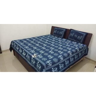 Badmer Print 100 Cotton Dubble Bed, 100 Cotton King Size Bed Sheets
