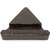 Triangle design Wooden Mobile Phone Stand / Holder For Smartphone (Dark Brown)