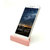 Triangle design Wooden Mobile Phone Stand / Holder For Smartphone (Pink)