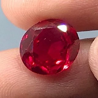                       CEYLONMINE 7.00 -Ratti Ruby Precious Gemstone Original  Certified Stone Manik                                              