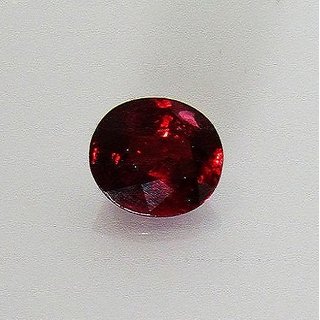                       CEYLONMINE Red 7.5 Ratti Ruby/Manik Lab Certified Natural Gemstone for Astrological Purpose for Men and Women                                              