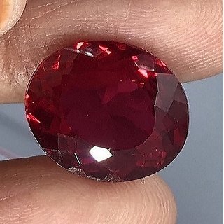                       Natural unheated untreated Ruby 7.25 Ratti (Manik) loose gemstone Lab Certified For UNISex BY CEYLONMINE                                              