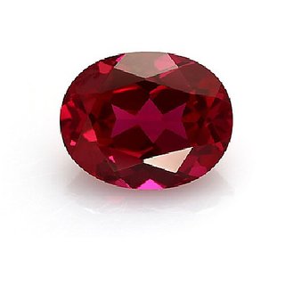                       Certified Unheated Untreatet 6.25 Ratti  Natural Ruby Manik Loose Gemstone For Women's and Men's BY CEYLONMINE                                              