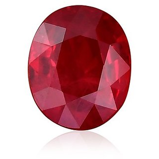                       Natural unheated untreated Ruby 7.25 Ratti (Manik) loose gemstone Lab Certified For UNISex BY CEYLONMINE                                              