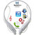 Premium Ecommerce HBS 730 Neckband Bluetooth Wireless In the Ear Headphones- Multicolor.