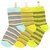Neska Moda Cotton Crew Length Multicolor Kids 3 Pair Socks For 18 To 36 Months 