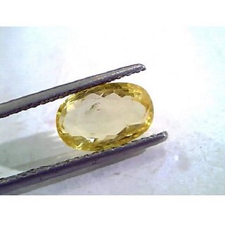 5.25 Ratti Unheated Untreated Yellow Sapphire (Pukhraj Stone) Original Certified Natural Gemstone for Mens Womens By CEYLONMINE 5.25 Ratti Unheated Untreated Yellow Sapphire (Pukhraj Stone) Original Certified Natural Gemstone for Mens Womens By CEYLONMINE
