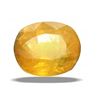                       Precious Stone Yellow Sapphire 10.25 ratti Pukhraj Gemstone By CEYLONMINE                                              