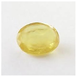                       Lab Certified & Original Stone Yellow Sapphire/Pushpraj/Pukhraj 8.25 Ratti Precious Loose Gemstone By CEYLONMINE                                              