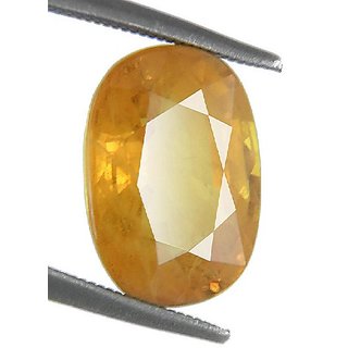                       Unheated & Untreated Stone Yellow Sapphire 7.25 ratti Gemstone For Astrolgocal Purpose BY CEYLONMINE                                              