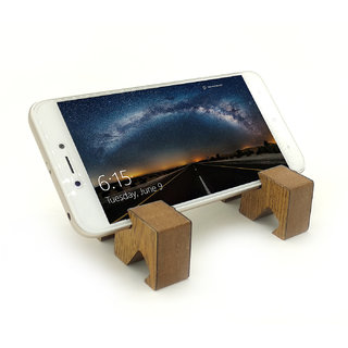                       various angles  Design Mobile Phone Stand / Holder For Smartphone (Wooden)                                              