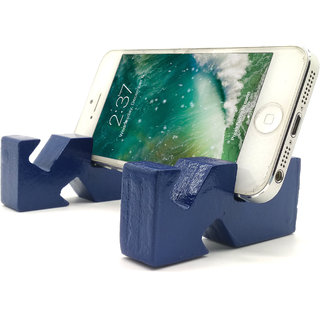                       various angles  Design Mobile Phone Stand / Holder For Smartphone (Blue)                                              