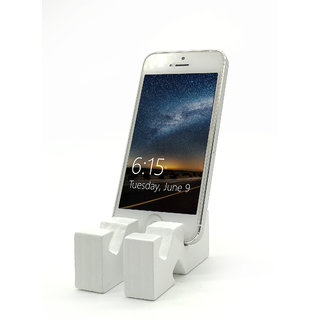                       various angles Mobile Phone Stand / Holder For Smartphone (White)                                              
