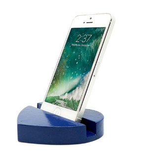                       Heart Design Mobile Phone Stand / Holder For Smartphone (Blue)                                              