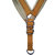 Forever99 Luxury Handmade craft pure Leather Dog adjustable with soft padded Harness, Leash, and collar adjust (combo 3 pack) dog harness Small  Medium.
