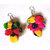 Jaamsoroyals latest multicolour flower  pom pom trendy earring   For Women