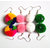 Jaamsoroyals latest combo of 4 pom pom trendy earrings jewellery collection  For Women