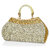LADY QUEEN Gold Printed Clutch