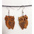 Jaamsoroyals latest trendy owl  wooden earring for casual office going Women