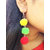 Jaamsoroyals traditional multicolour pom pom  earrings jewellery collection  For Women