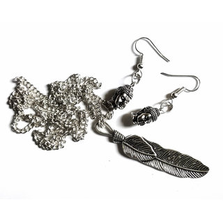                      Jaamsoroyals latest combo oxidized  metallic trendy earring jewellery set   For Women                                              