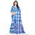 Meia Blue Linen Checks With Blouse Saree