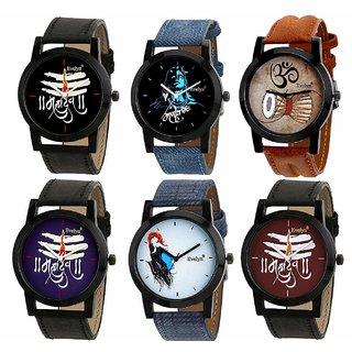 Buy Evelyn Analogue Multi Colour Dial Men s Boy s Watch New Collection Mahadev Watches Combo Online 819 from ShopClues