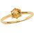 IGL Certifed Natural Stone Yellow Sapphire 6.25 ratti Gold Plated Ring For Astrological Purpose BY CEYLONMINE