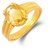 Lab Certified & Unheated Stone Pukhraj/Sapphire Gold Plated Ring - CEYLONMINE