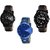 Evelyn Eve-778-79-80 Smart Stylish Watch for Men Combo of 3