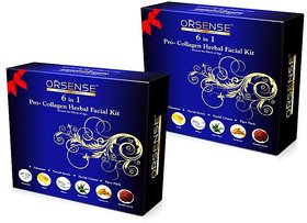 Orsense 6 in 1 Pro Collagen Herbal Facial Kit