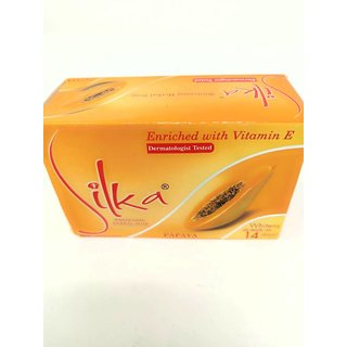                       Silka Papaya Skin Whitening Herbal Soap  (135 g)                                              