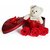 Teddy Box with Three Fancy Rose Metal Box Combo Gifts Pack
