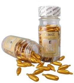 Profession Vitamin E Facial (Golden) 60 Capsules Oil  (60 g) for Women Set of 1