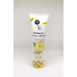 3 PIECES PACK YC Lemon Oil Control Whitening Face Wash 100ml ORIGINAL