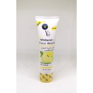                       3 PIECES PACK YC Lemon Oil Control Whitening Face Wash 100ml ORIGINAL.                                              
