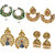 Zaveri Pearls Combo of 4 Ethnic Earrings - ZPFK6029
