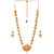 Zaveri Pearls Gold Tone Traditional Temple Necklace Set-ZPFK6851