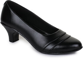 Walkfree Black Formal Shoes