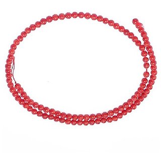                       CEYLONMINE Original Red Coral Beads Mala                                              