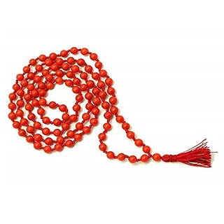 CEYLONMINE Natural Coral Beads mala Original lab certified beads mala CEYLONMINE Natural Coral Beads mala Original lab certified beads mala